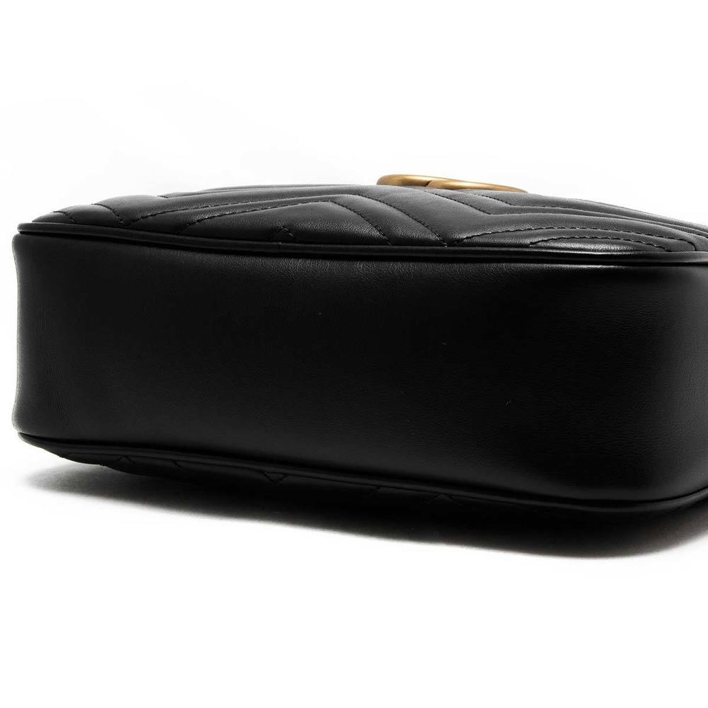 Gucci Small Marmont Bag GG Shoulder Quilted Black - Picture 3 of 8